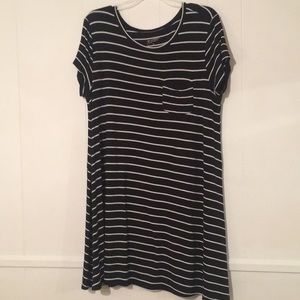 Striped T Shirt Dress